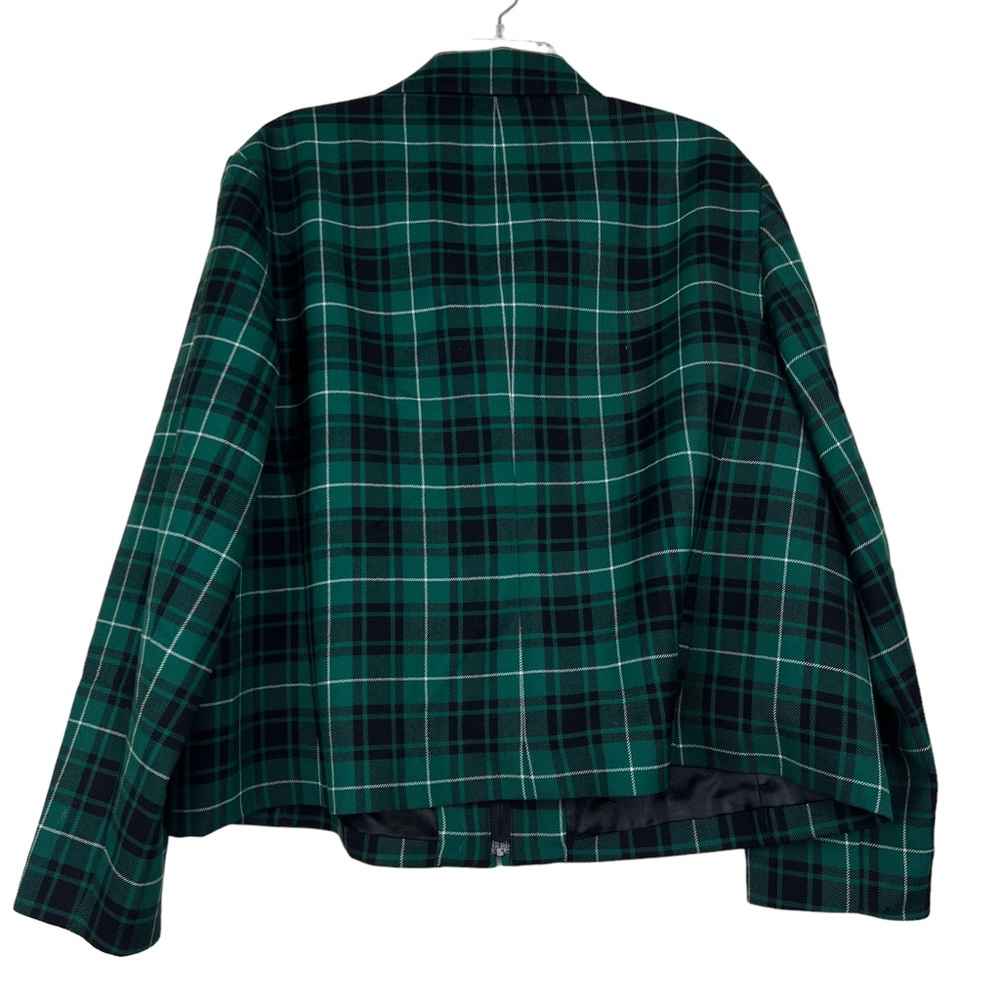 Pendleton Virgin Wool Plaid Full Zip Jacket - image 2